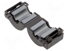 Ferrite: two-piece | on round cable | 43 | 0÷85°C | 100MHz | 110Ω