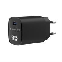 Gembird TA-UC-1C-PD60LCD-01-BK | 60W USB Type-C fast charger