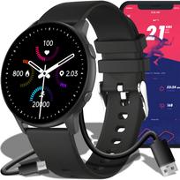 Produktai namams ir sodui // Įvairūs namų ir buities priedai // Zegarek smartwatch wodoodporny aplikacja pl rozmowy tryby sportowe zdrowie e637