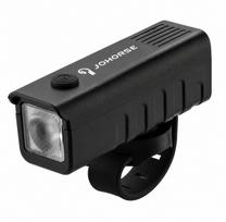 Dviračio priedas iLike  JOHORSE USB Rechargeable Bike Headlight, High Brightness LED Bicycle Front Light, IPX4 Waterproof, ABS Shell, Easy Handlebar Mount