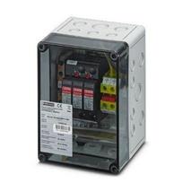 Surge protective device box for 1 MPPT / Phoenix-Contact / 1000DC / 1MPP-SPD-S / box 1 MPPT / 1182566 / Surge protective device type T1/T2 in sealed (IP65) housing with feed-throughs (glands)