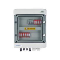 Switchgear attached DCAC hermetic IP65 EMITTER with DC surge arrester Dehn 1000V type 2, 2 x PV string, 2 x MPPT // og. AC Dehn type 2, 10A 3-F
