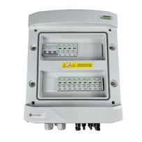 Switchgear attached DCAC hermetic IP65 EMITTER with Noark 1000V type 2 DC surge arrester, 3 x PV string, 3 x MPPT // og. AC Noark Type 2, 63A 3-F