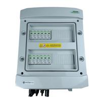 Switchgear attached DC hermetic IP65 EMITTER with Noark 1000V type 2 DC surge arrester, 4x PV string, 4x MPPT