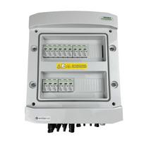 Switchgear attached DC hermetic IP65 EMITTER with DC surge arrester Noark 1000V type 1+2, 5x PV string, 5x MPPT