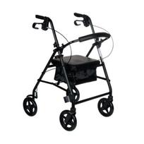 RF-610 Four-Wheel Rehabilitation Walker – Black