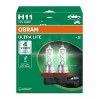 Halogen bulb H11, 12V, 55W, 3200K, ULTRA LIFE