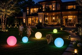 Outdoor decorative light BALL, excl. 1xE27, max 10W, IP44, Ø 20 cm