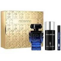 Phantom Intense Gift Set EDP 100 ml, deospray 150 ml, and mini EDP 10 ml.