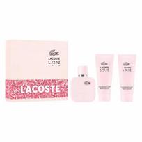 Lacoste L.12.12 Rose Eau De Parfum Spray 100ml Set 3 Pieces