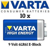Varta High Energy 6LR61-PP3, alkaliczna, 9V (4922-101-401)