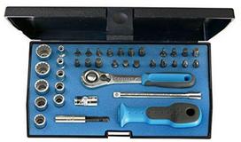 Gedore D-20 KMU-20 bit set/wrench set 1/4", 37-piece. - 1822373