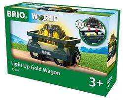 BRIO gold wagon with light - 33896