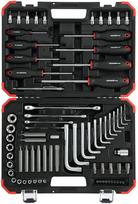 Gedore Red Torx screwing tool set, 1/4 "+ 1/2", 75-Piece Tool Set (red / black, in case)