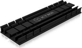 ICY BOX IB-M2HS-701, heat sink (black, supports M.2 2280 SSD)