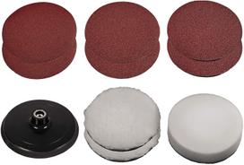 Einhell disc/polishing/sanding sheet set, 150mm, sanding/polishing agent (for polishing and sanding machines)
