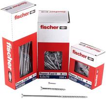 fischer chipboard screw Power-Fast II 6.0x240 countersunk (25 pieces, partial thread, galvanized)