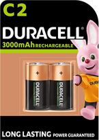 Duracell NiMH C HR14 2er, battery (2 pieces, C (Baby))