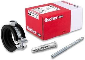 FISCHER pipe clamp set FGRS 20-24, with dowels (10 pieces)