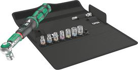 Wera Safe-Torque A1 Set 1, 10 pieces, torque wrench (black/green, 1/4" square, 2-12 Nm)