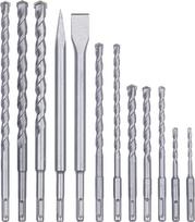 Einhell SDS Plus chisel drill set, 12 pieces (case)