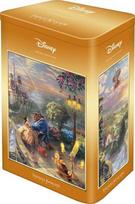 Schmidt Spiele Thomas Kinkade Studios: Disney - Beauty and the Beast in the nostalgic metal box, puzzle (500 pieces)