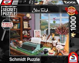 Schmidt Spiele Puzzle Steve Read: At the Desk (Secret Puzzle)