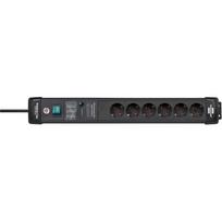 Brennenstuhl Premium-Line power strip 6-way (black, 3 meters, 60,000A surge protection)