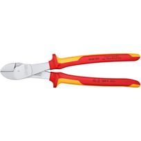 KNIPEX heavy-duty diagonal cutters 74 06 250 VDE, cutting pliers (red/yellow, length 250mm, VDE-tested)