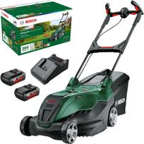Bosch cordless lawn mower AdvancedRotak 36V-40-650, 36Volt (green/black, 2x Li-ion battery 2.0Ah, POWER FOR ALL)