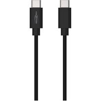Ansmann USB 3.2 Gen 1 cable, USB-C plug > USB-C plug (black, 2 meters, charging with up to 60 watts)