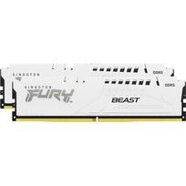 Kingston FURY DDR5 - 64GB - 6000 - CL - 30 (2x 32GB) dual kit, memory (white, KF560C30BWEK2-64, Fury Beast, INTEL XMP, AMD EXPO)