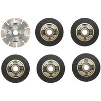 Ryobi cutting disc set RAK6AGD1, for 125mm angle grinder (6 pieces)