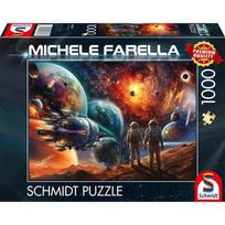 Schmidt Spiele Michele Farella: Cosmic Splendor of Colors - Journey into Space, Puzzle (1000 pieces)