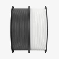 Creality Ender-PLA Filament Value Pack White/grey, 3D Filament (2 kg, 1.75 mm, on 2 rolls)