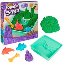 Spinmaster Kinetic Sand - Sandbox Set green (454 grams of sand)