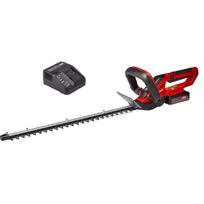 EINHELL Power X-Change cordless hedge trimmer GC-CH 1855/1 Li Kit, 18 Volt red/black, Li-ion battery 2.5Ah