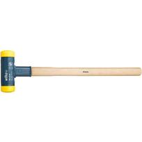 Wiha soft-face hammer, recoil-free, medium-hard, black/wood, ? 60mm