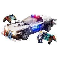 Lumibricks Cyberpunk Neoncity - Police Patrol Car, Construction Toy