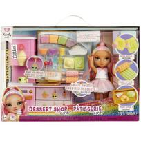 MGA Entertainment Rainbow High Little - Dessert Shop with Kandy Playset, Toy Figure