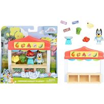 Moose Toys Bluey Mini Playset - Farmers Market, Play Building