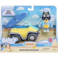 Moose Toys Bluey Vehicle & Figure - Beach Quad, Toy Vehicle