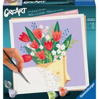 Ravensburger CreArt - Tulip bouquet, painting