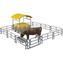 BRUDER hay rack with fences and trough