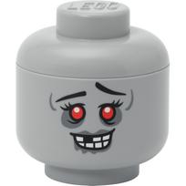 Room Copenhagen LEGO Storage Head "Zombie", mini (gray)