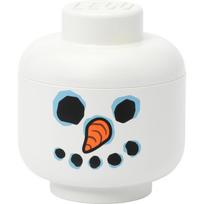Room Copenhagen LEGO Storage Head "Snowman", small (white)