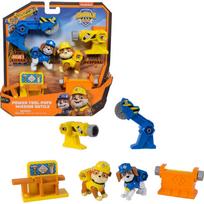 Spinmaster Rubble & Crew Power Tool Pups - Playset with 2 dog figures Rubble and Wheeler