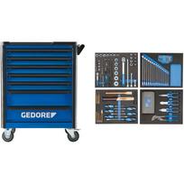 Gedore tool trolley workster highline (blue/black, incl. 147 tools)