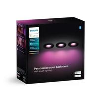 Philips Hue Xamento Three-pack Recessed Spotlight Smart Lighting Spot Bluetooth and Zigbee Black Input Voltage 230 V