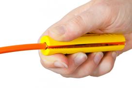 Fibre Strip DC stripping tool for fibre optic cables, e.g. DAC-Direct Access Cable with diameter 5.9  mm